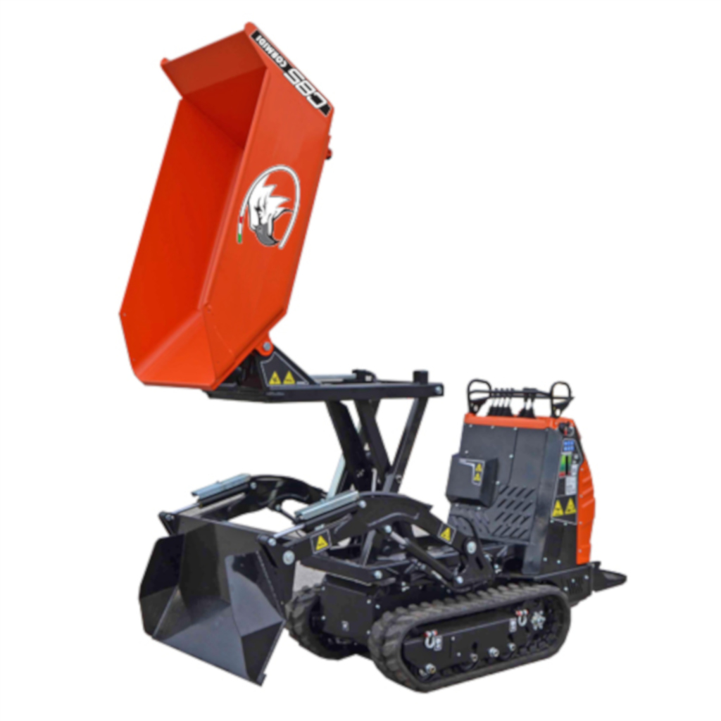 MINIDUMPER CORMIDI C85AC BENZINA STAGE V MOT. HONDA GX390 AVV. ELETTR. CASSONE RINFORZ. RIBALT. AUTOCAR. PORTATA KG.800