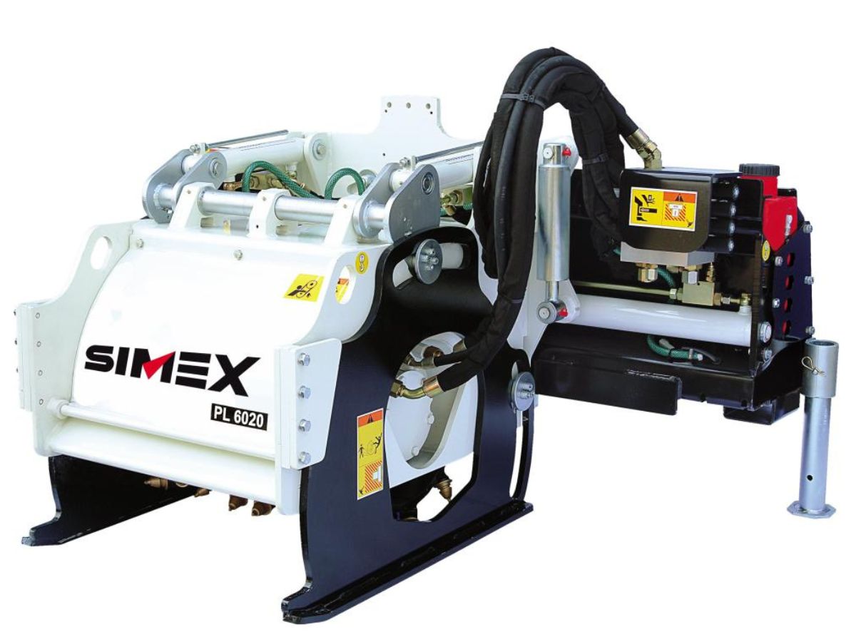 FRESATRICE AUTOLIVELLANTE SIMEX PL6020 STD TAMBURO 600mm. COMPLETO DI TRASLATORE IDRAULICO