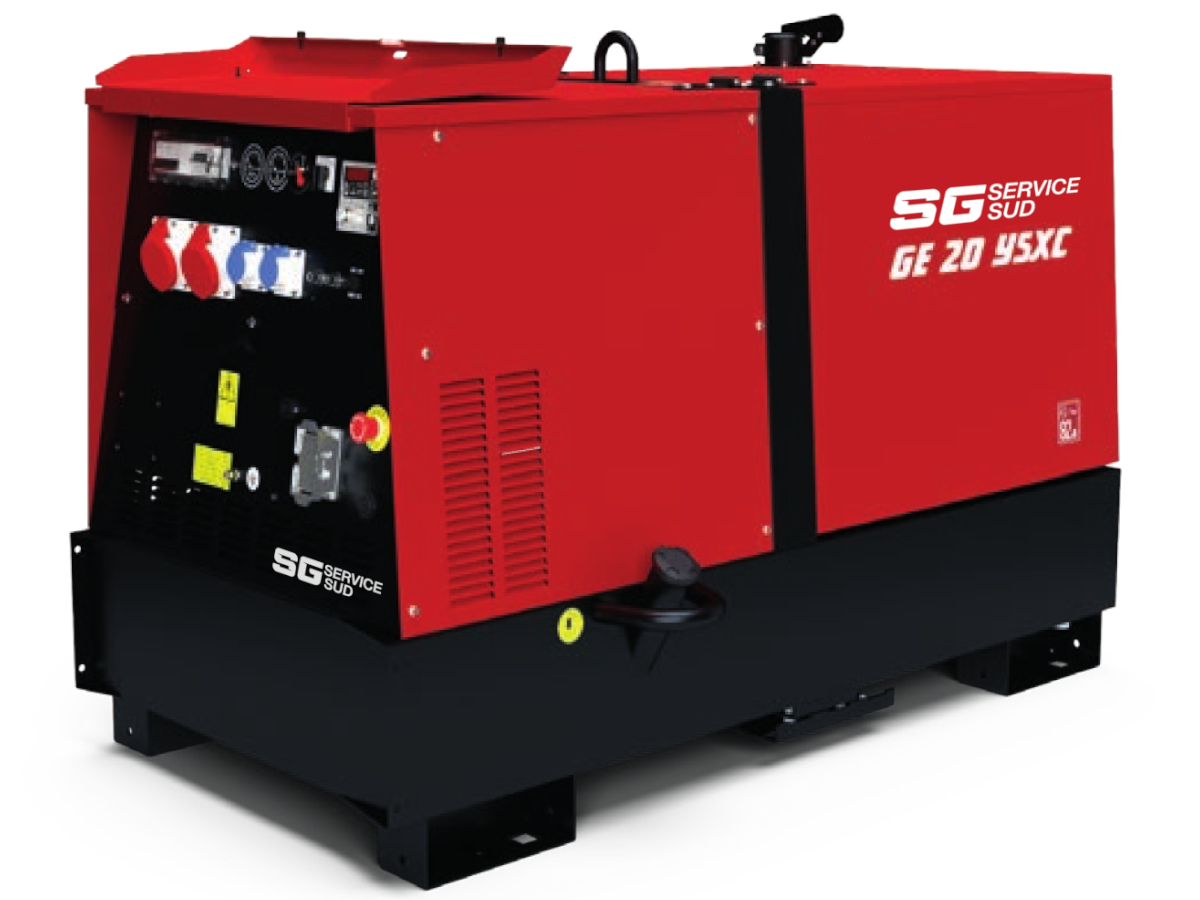 GRUPPO ELETT. 20KVA TRIFASE 1500RPM DIESEL SUPERSILENZIATO MOTORE STAGE V YANMAR