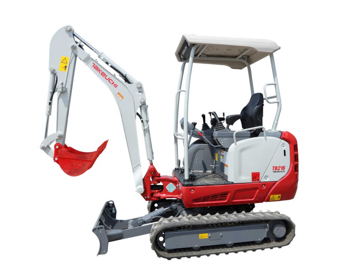 MINI ESCAVATORE TAKEUCHI TB216 ADVANCED TETTUCCIO