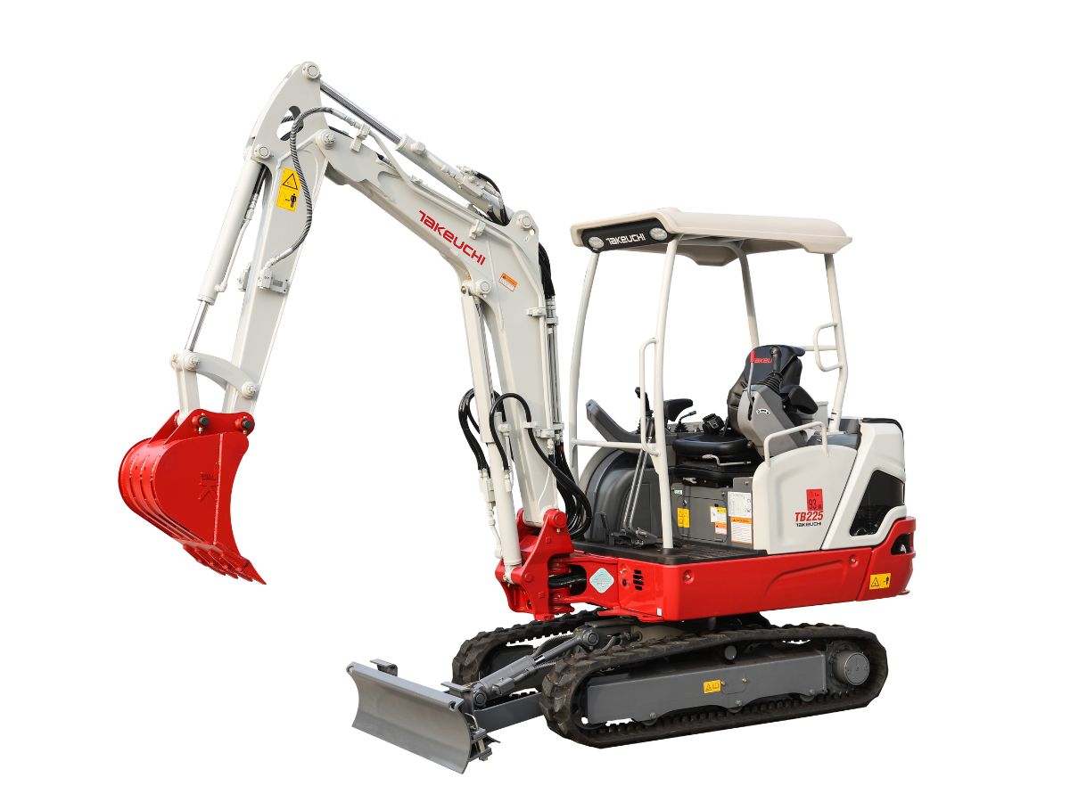 MINI ESCAVATORE TAKEUCHI TB225TET ADVANCED TETTUCCIO