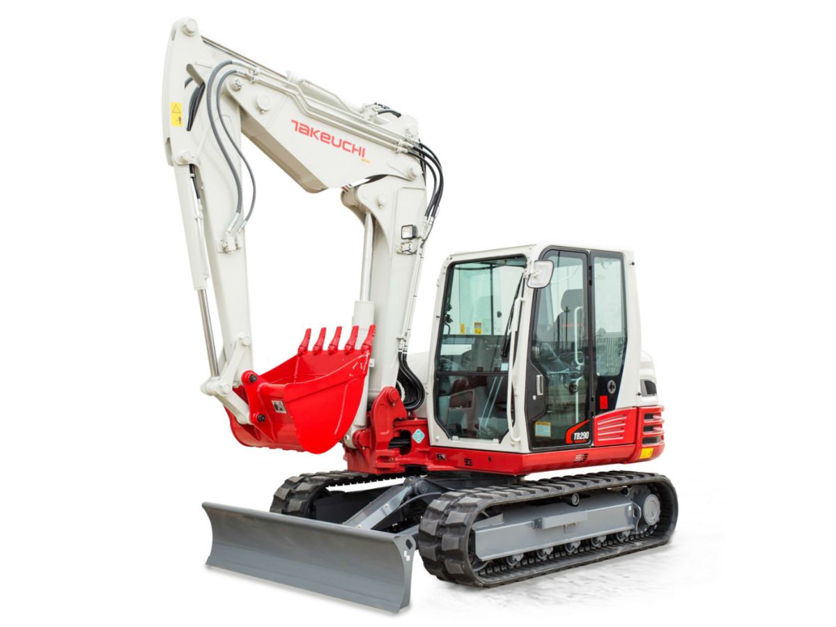 ESCAVATORE COMPATTO TAKEUCHI TB290 CON POSIZIONATORE
