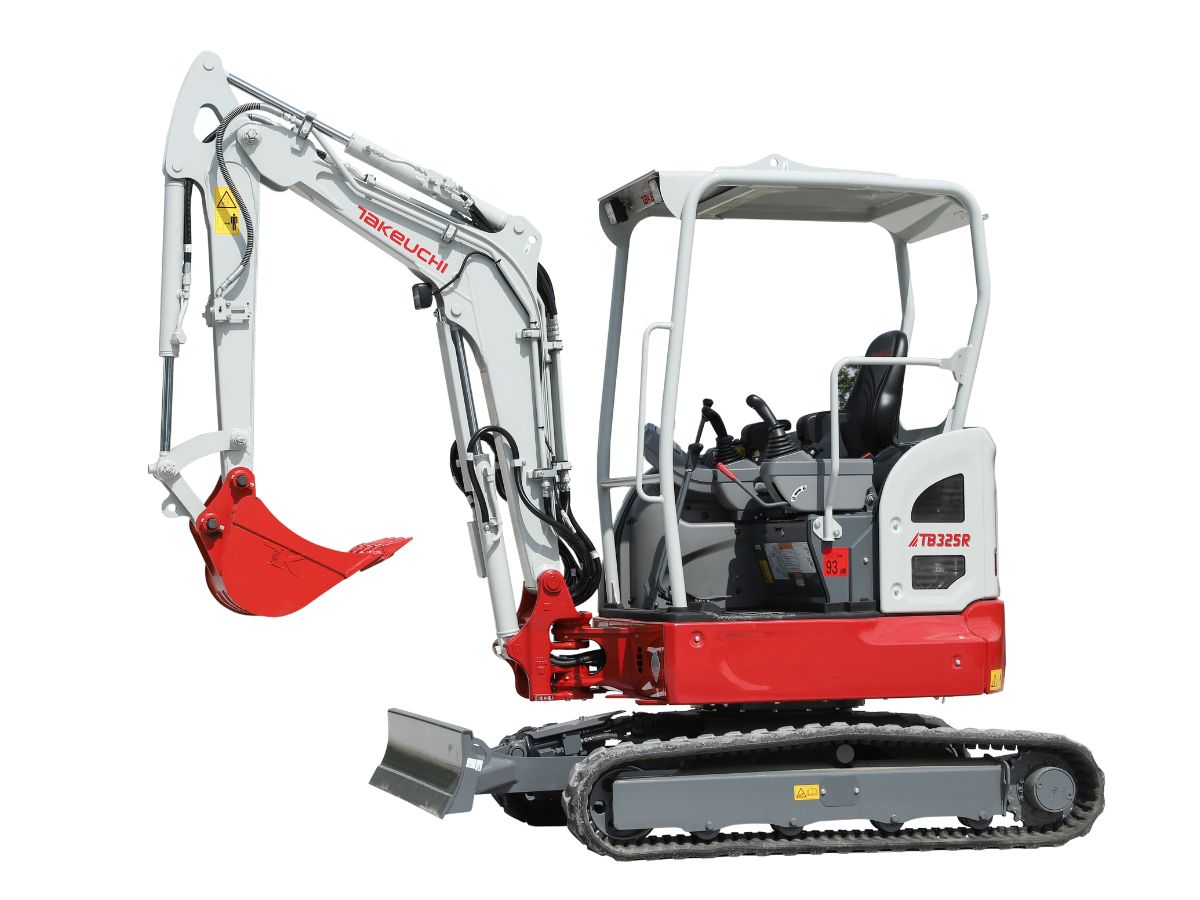 MINI ESCAVATORE TAKEUCHI TB325RTET ADVANCED TETTUCCIO