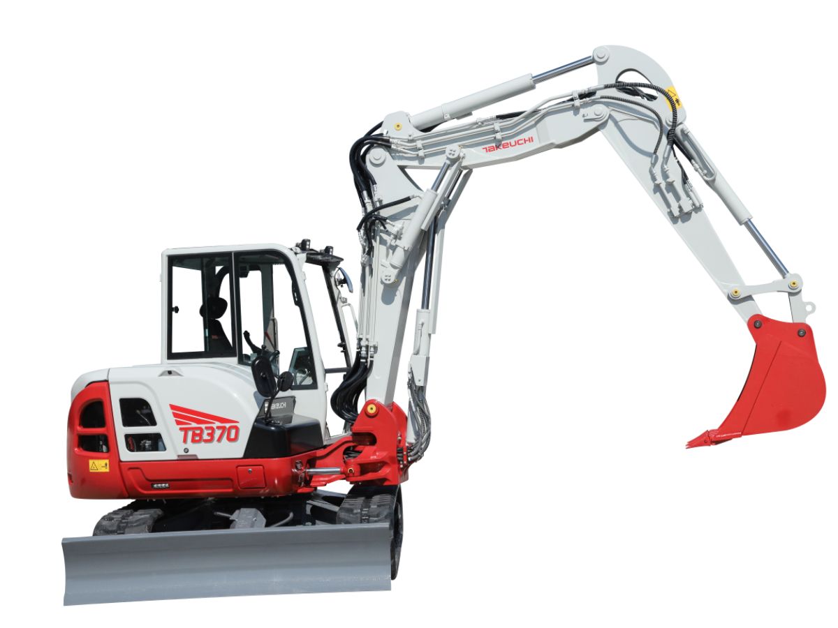 MIDI ESCAVATORE CINGOLATO TAKEUCHI TB370-2P POSIZIONATORE