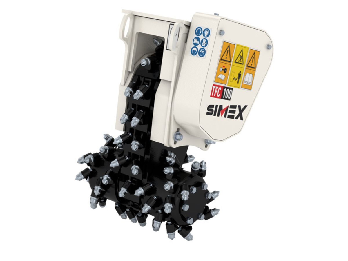 TESTA FRESANTE SIMEX TFC100 DOPPIO TAMBURO STD COMPLETO DI SELLA